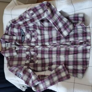 Womens plaid shirt size S